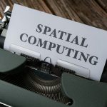 a close up of a typewriter with a paper on it